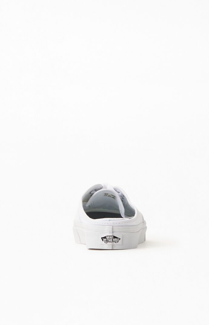 Vans White Authentic Mule Sneakers | PacSun