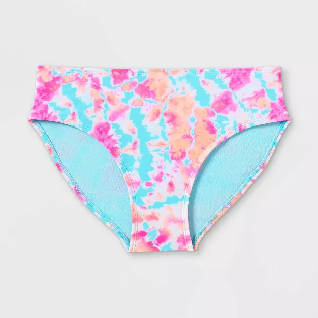 Girls' Tie-Dye Bikini Swim Bottom - art class™ Pink | Target