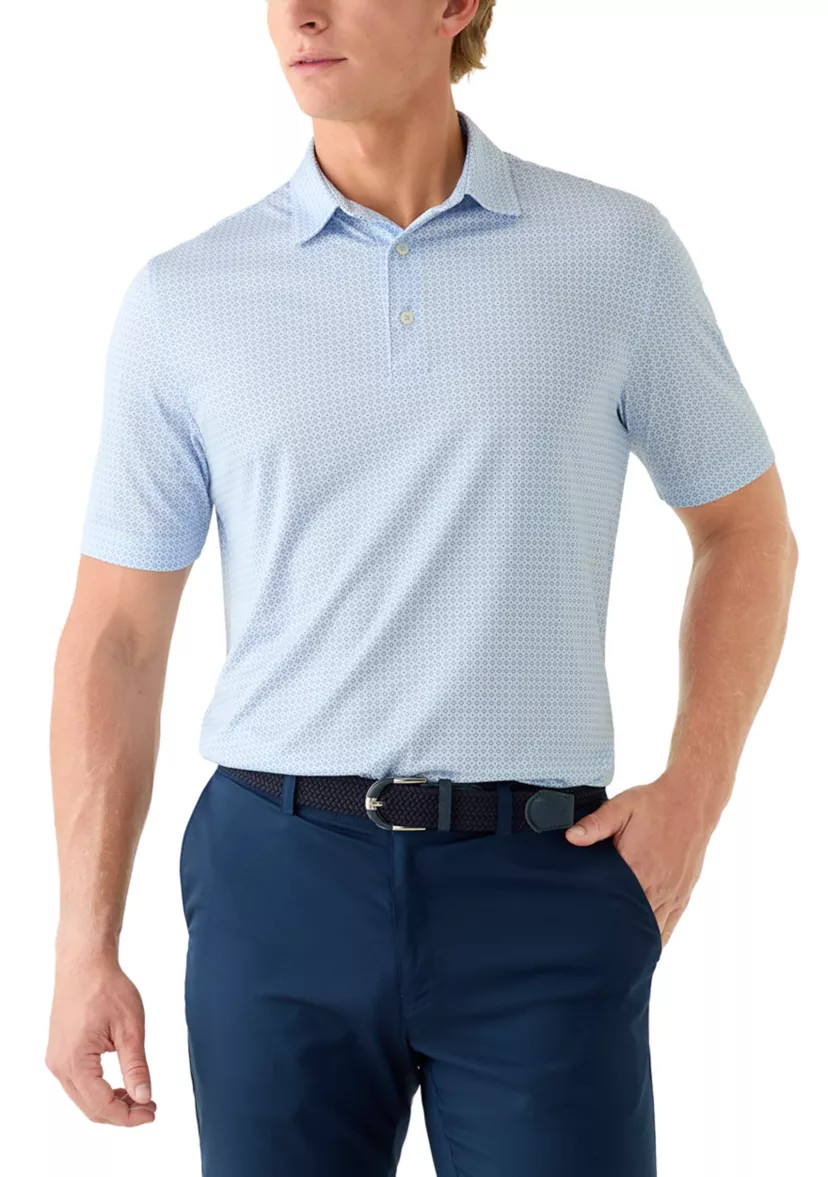 Men's Phases Geometric Print Polo Shirt | Belk