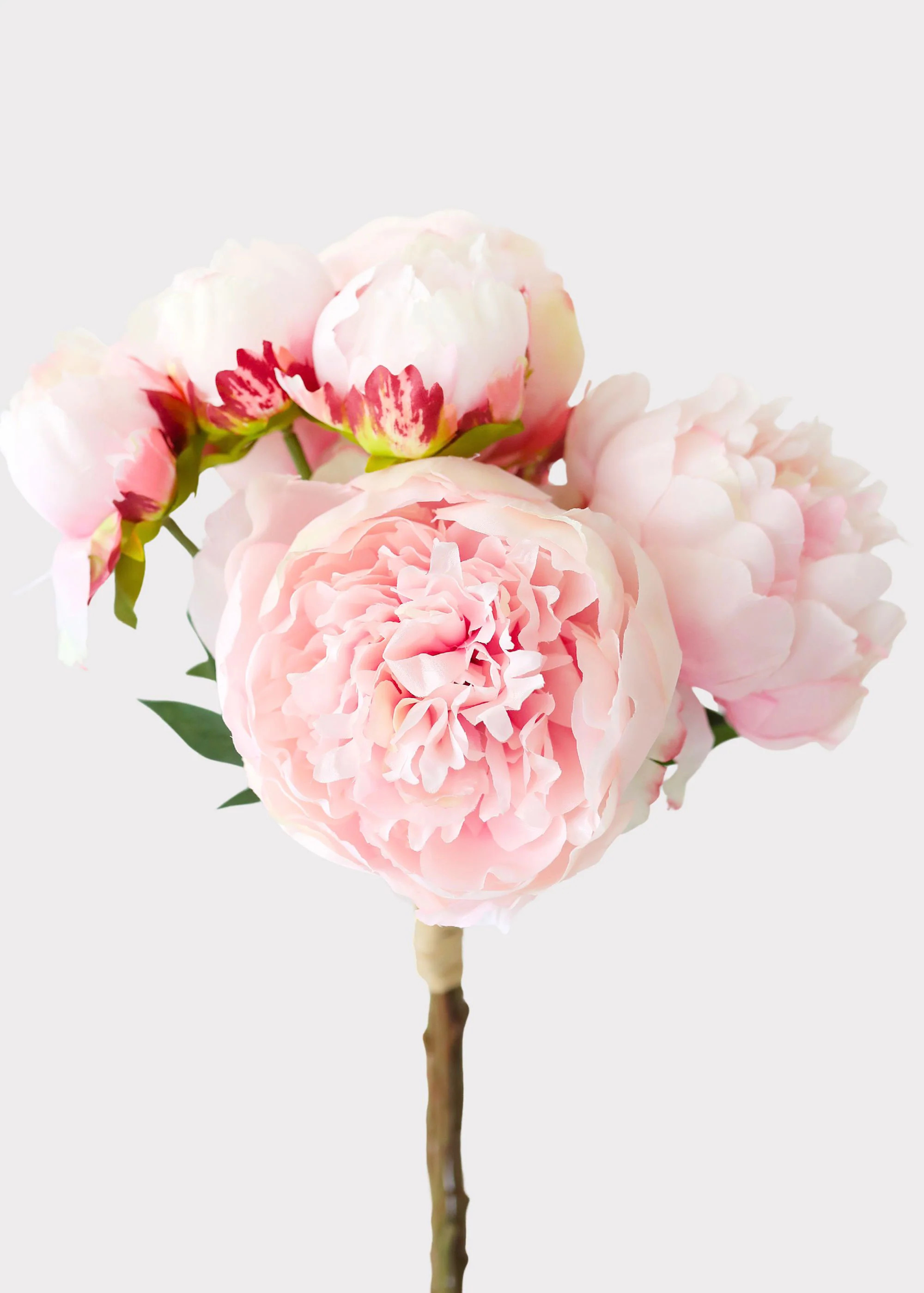 Pink Artificial Peony Bundle | Faux Flower Bundles at Afloral | Afloral