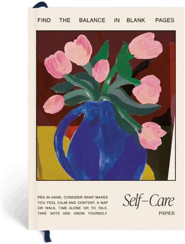 Papier Tulip Vase 12 Week Wellness Journal - Floral Hardback | Log Intentions Sleep & Energy, Mor... | Amazon (US)