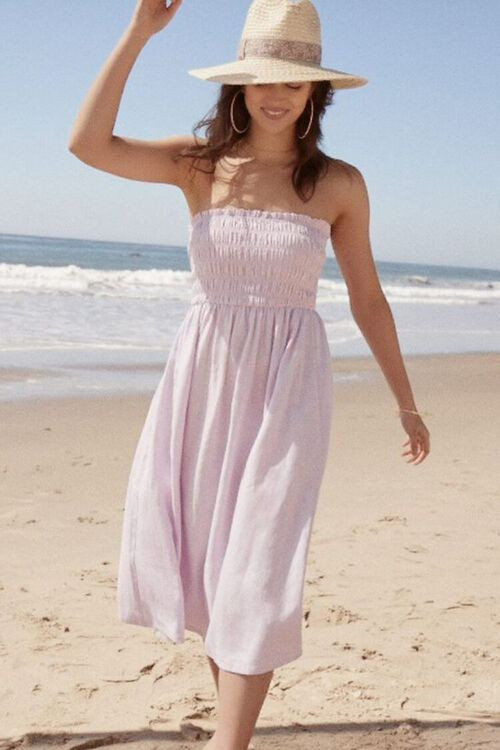 Smocked Strapless Dress | Forever 21 (US)