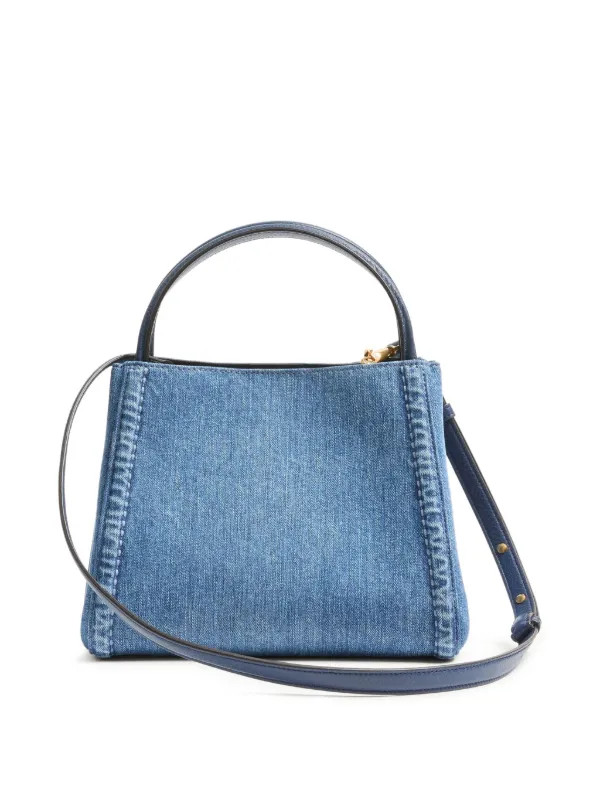 Valentino Garavani Medium Alltime Denim Tote Bag | Blue | FARFETCH | Farfetch Global