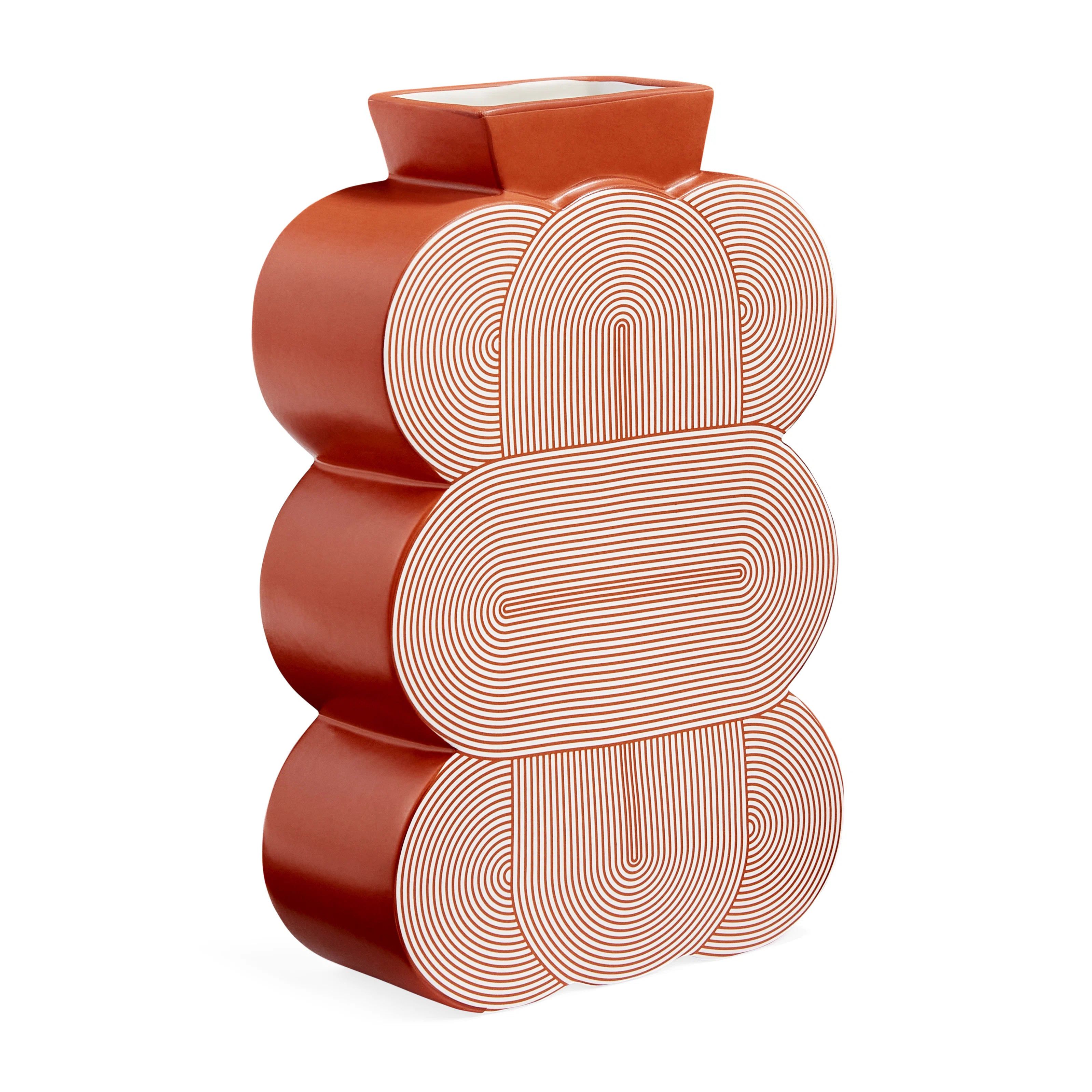 Jonathan Adler Pompidou Medium Vase - Red | Wayfair | Wayfair North America