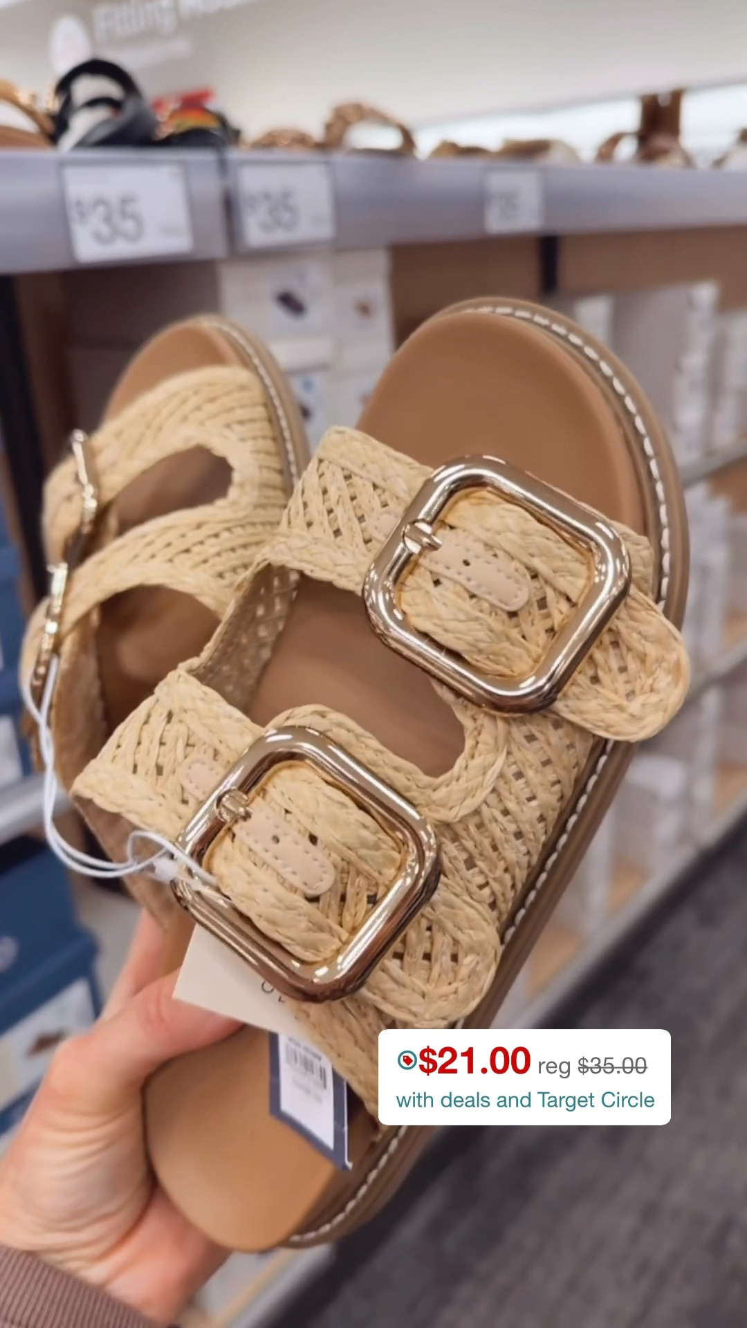 Crazy good sandal sale at target! These Birk-style sandals come in two colors  

#LTKSaleAlert #LTKOver40