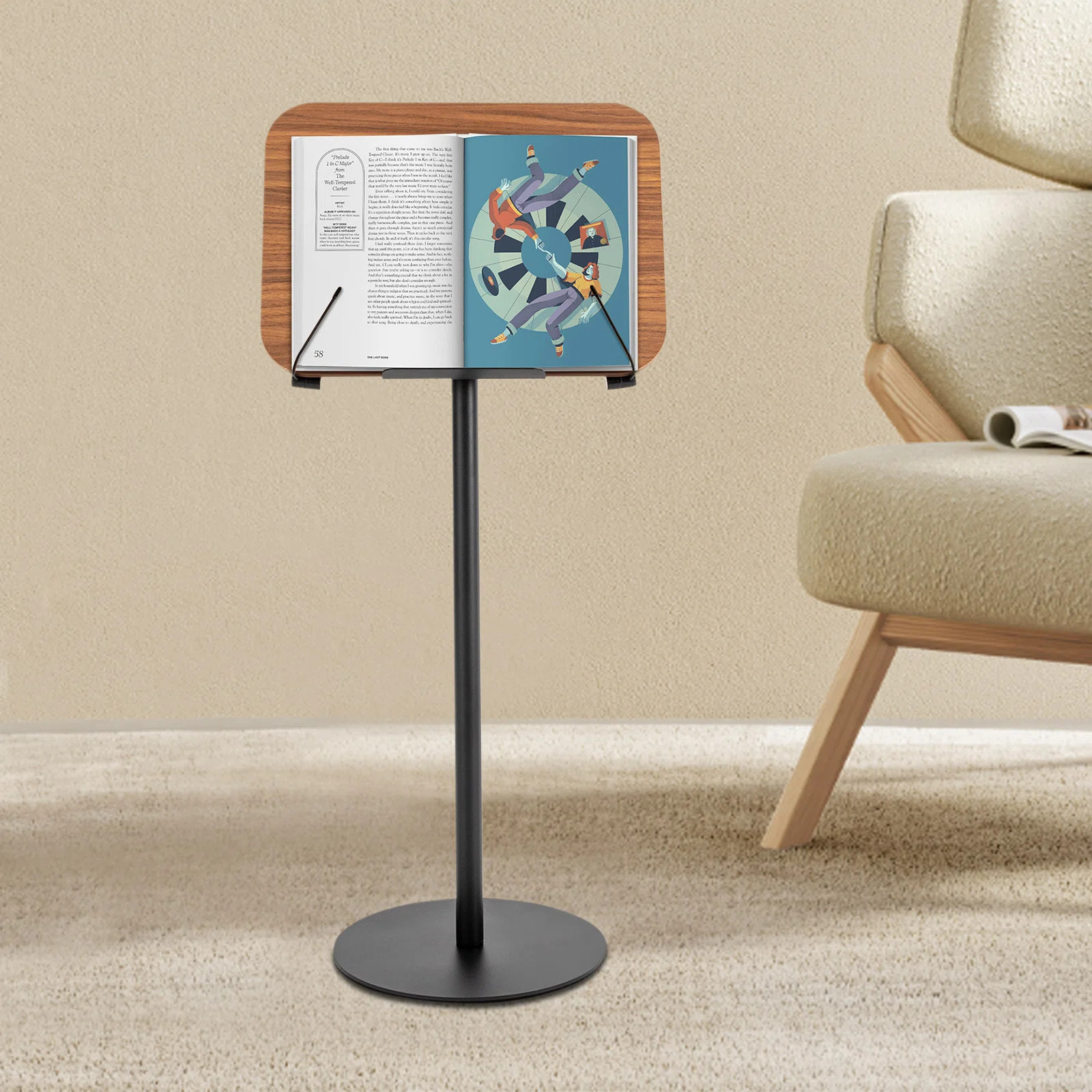 FRONG Height and Angle Adjustable Book Stand | Wayfair | Wayfair North America