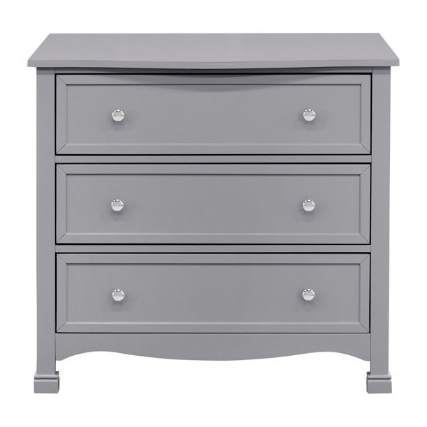 DaVinci Kalani 3 Drawer Dresser in Grey Finish - Walmart.com | Walmart (US)