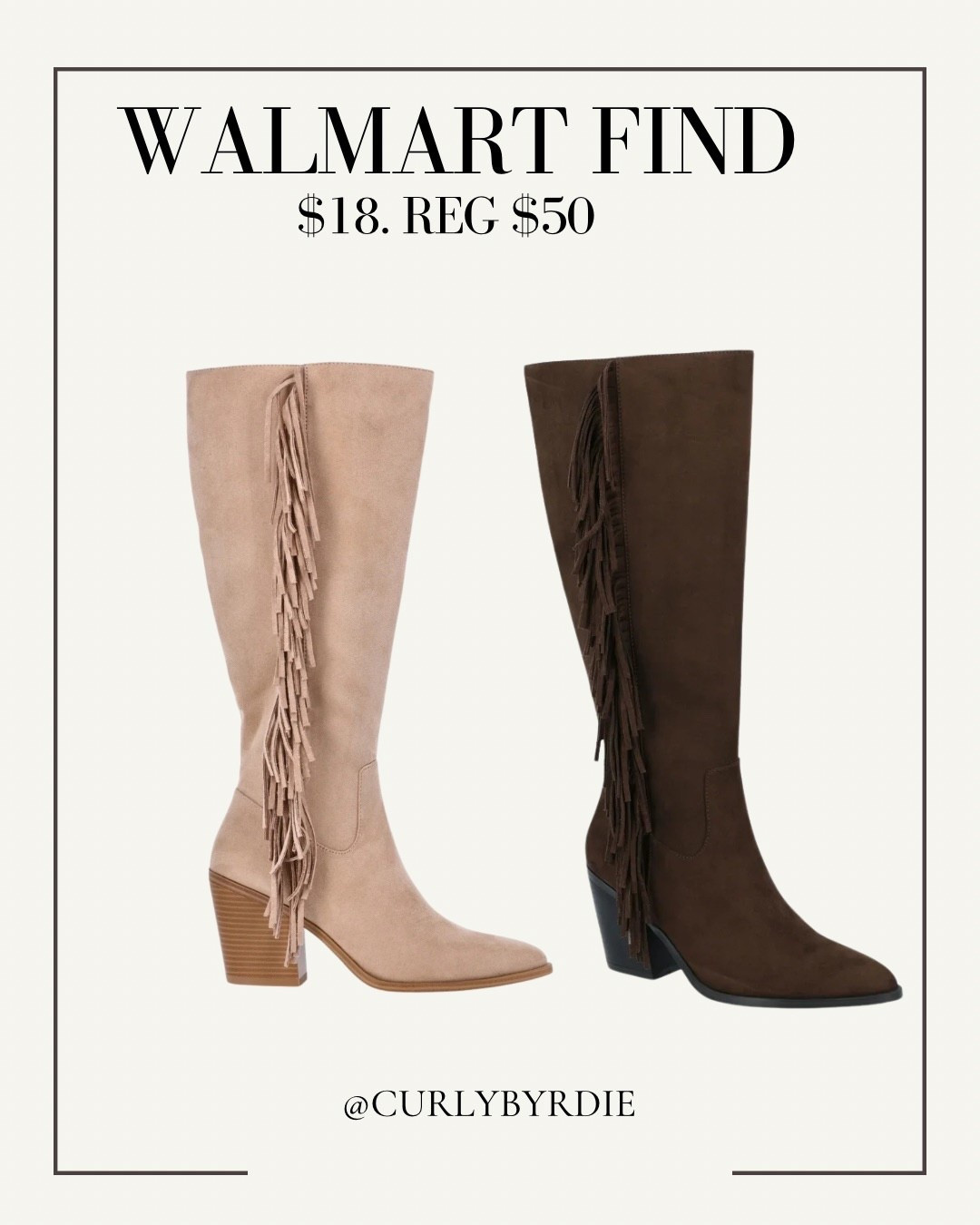 Amazing Black Friday find! #boots #fringe #walmartfinds 

#LTKFindsUnder50 #LTKHoliday #LTKCyberWeek