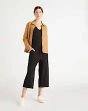 Organic Comfort Stretch Chore Jacket in Tobacco | Quince