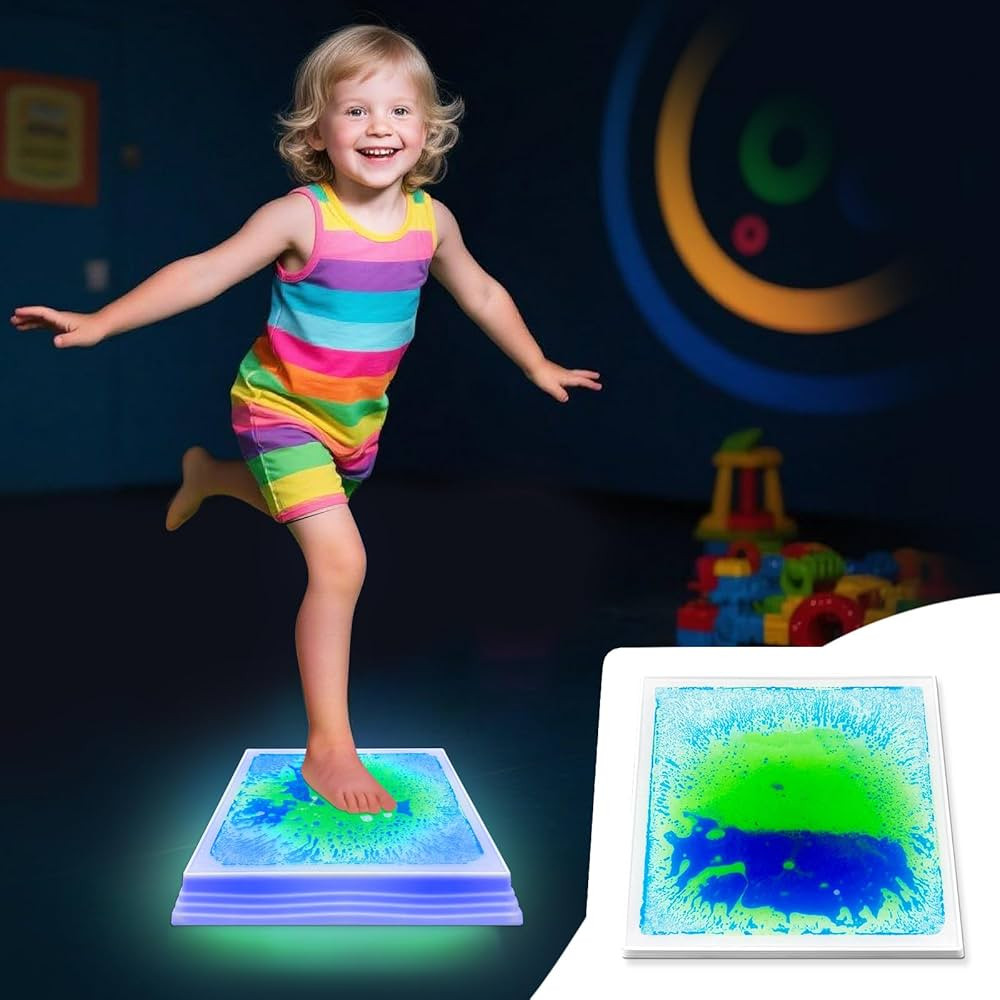 Light Up Stepping Stones for Kids Ages 3+ - Non-Slip Sensory Balance Stones for Toddler Balance, ... | Amazon (US)