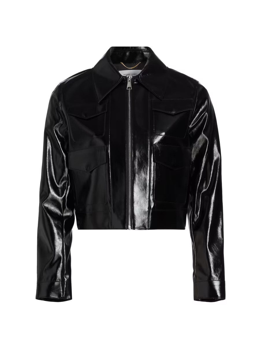 Ronny Kobo Linde Faux Leather Jacket | Saks Fifth Avenue | Saks Fifth Avenue