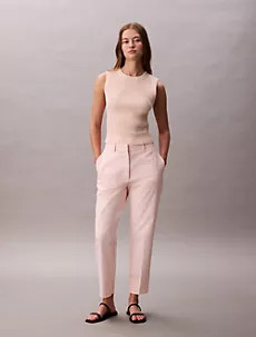 Cotton Stretch Straight Fit Chino Pants | Calvin Klein | Calvin Klein (US)