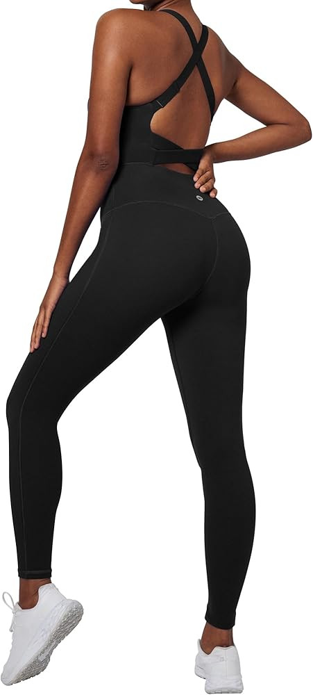Ewedoos Jumpsuits for Women Tummy Control Adjustable Straps Workout One Piece Jumpsuit Yoga Unita... | Amazon (US)