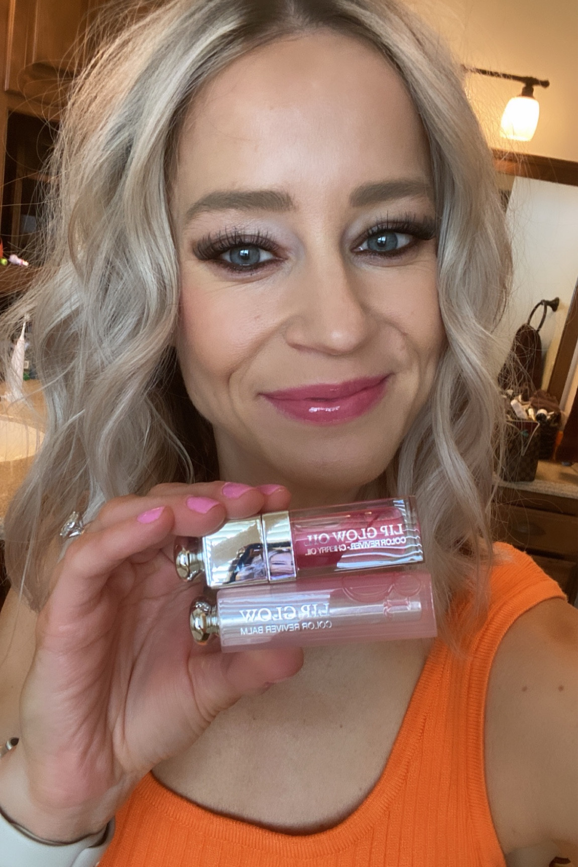 This Dior Addict Lip Glow & Dior Addict Lip maximizer is such a pretty duo! 👄
I love the lip balm on its own. It is so moisturizing and adds a subtle tent. Throw the gloss on  top of it, and you are ready to go out! I’m wearing Raspberry in both. 
#dior #diorlipaddict #lipgloss #gift #beauty 

#LTKstyletip #LTKbeauty #LTKGiftGuide