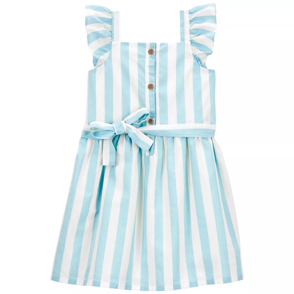 Toddler Girl Carter's Striped Flutter Dress | Kohl's