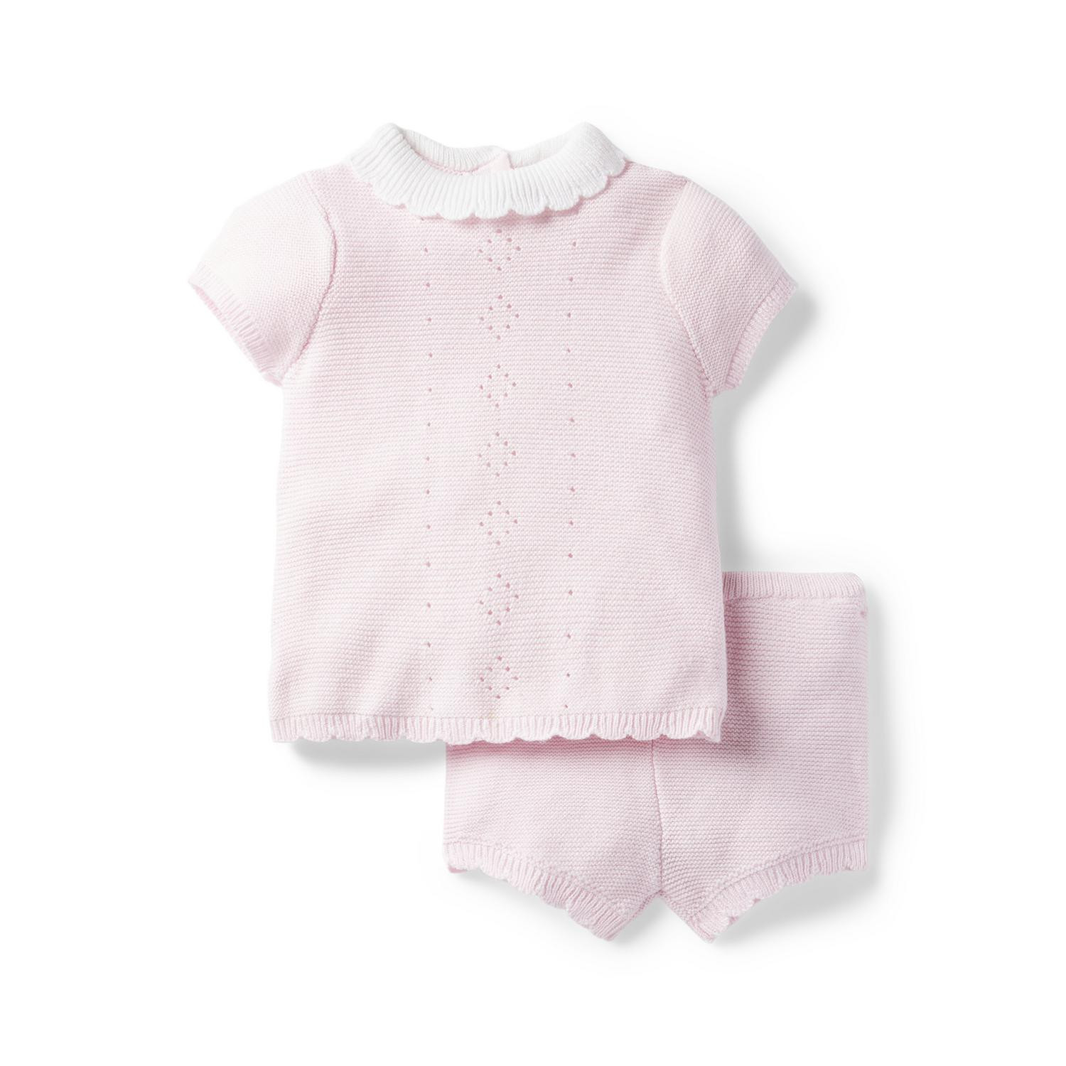 Baby Scalloped Trim Matching Set | Janie and Jack