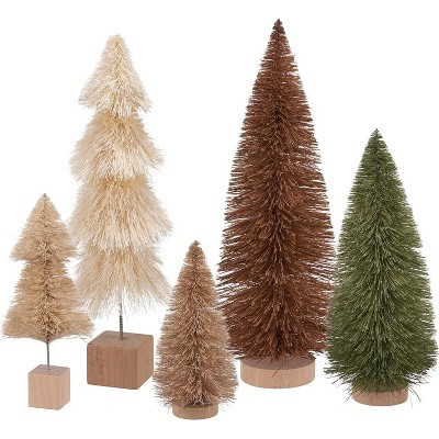 Primitives by Kathy Multi Winter Bottle Brush Tree Set | Target