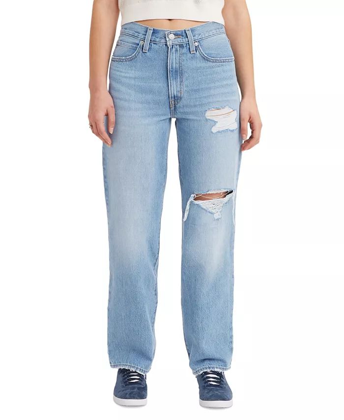 Levi's Women's Mid Rise Cotton 94 Baggy Jeans - Macy's | Macy's