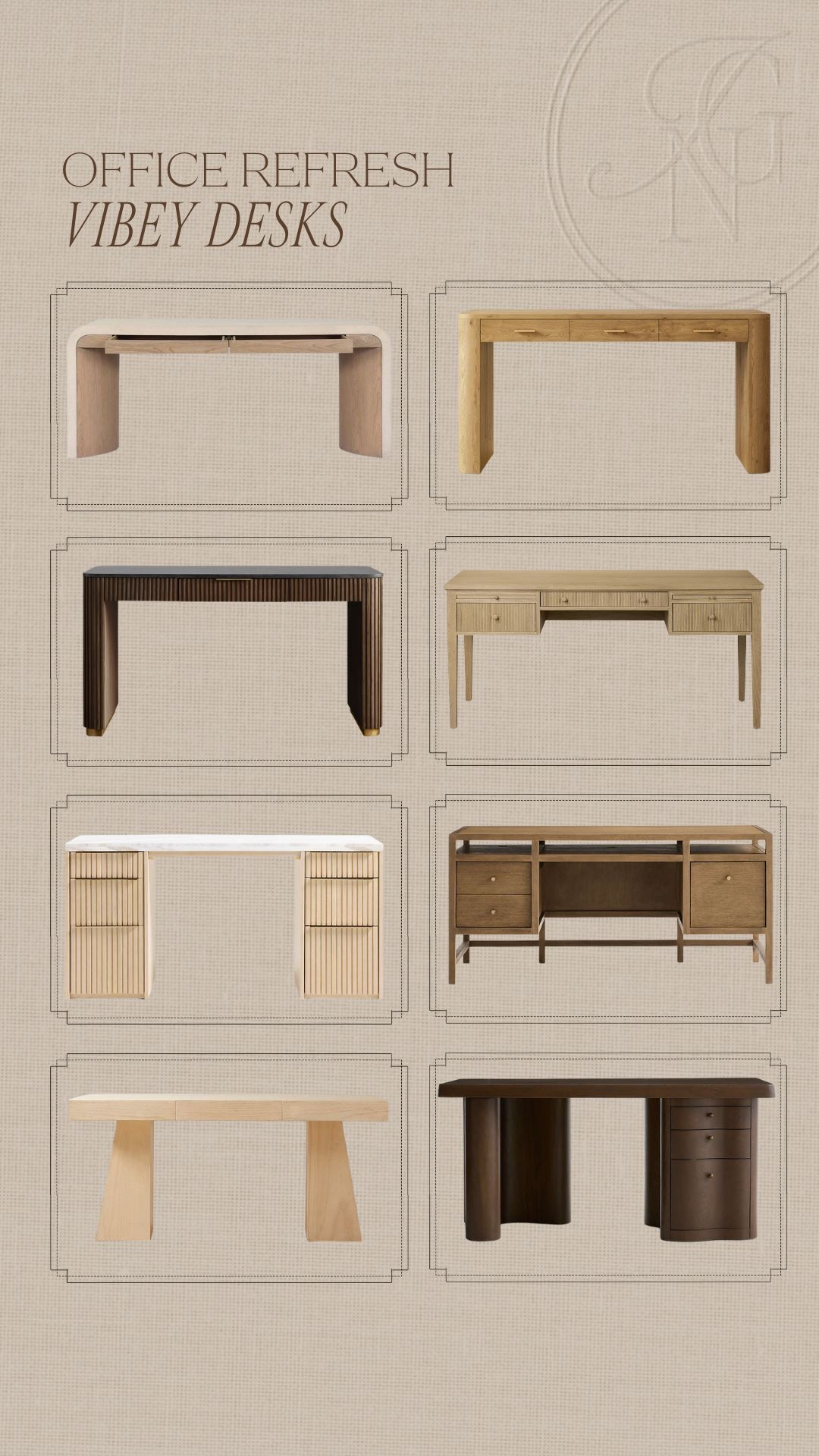 Stunning office desks for the perfect home office 🤎

#office #officedesk #desk #homedecor #homeoffice 

#LTKHome #LTKdayinmylife #LTKSaleAlert