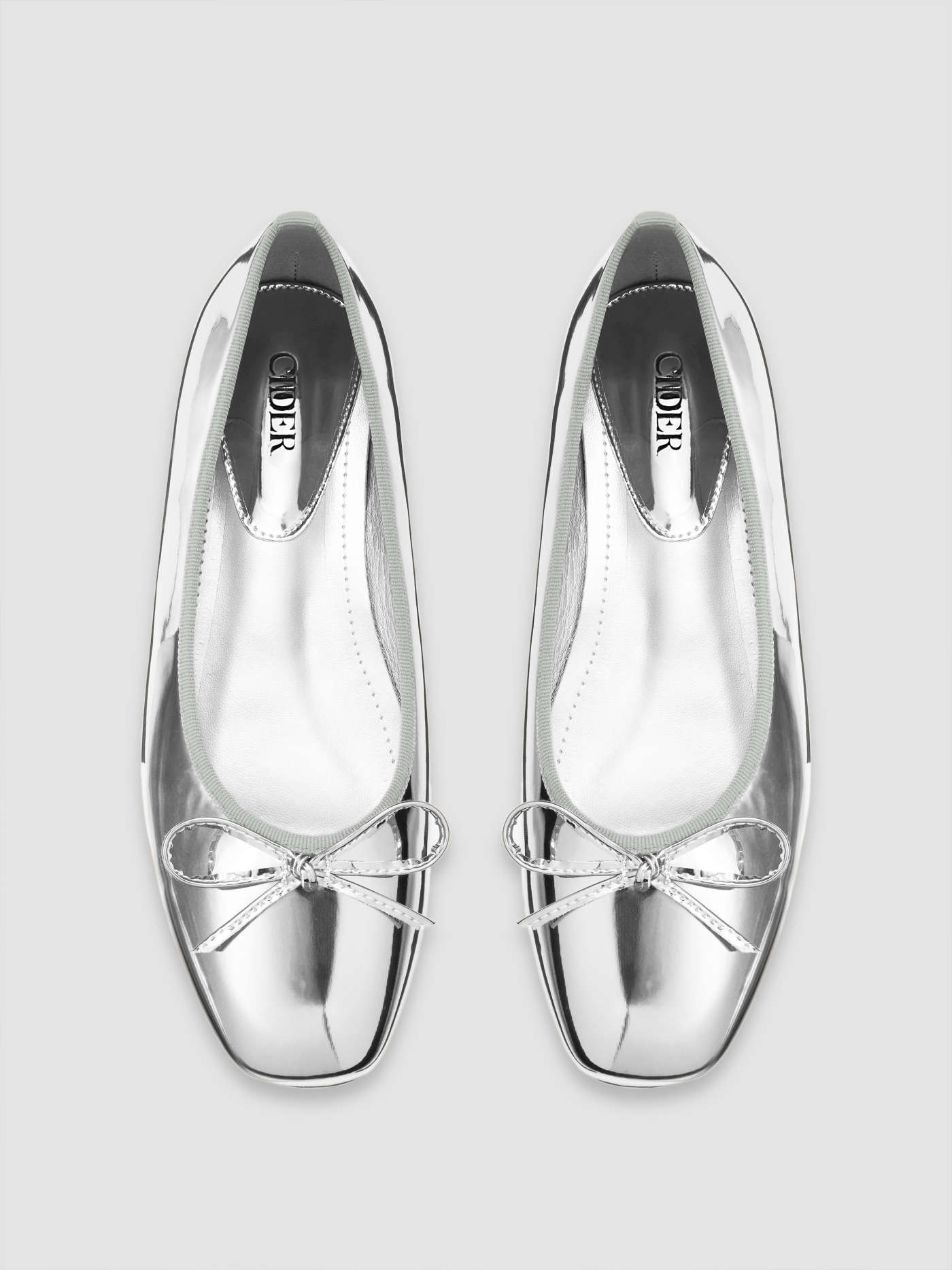 Bowknot Decor Square Toe Ballet Mary Jane Flats | Cider