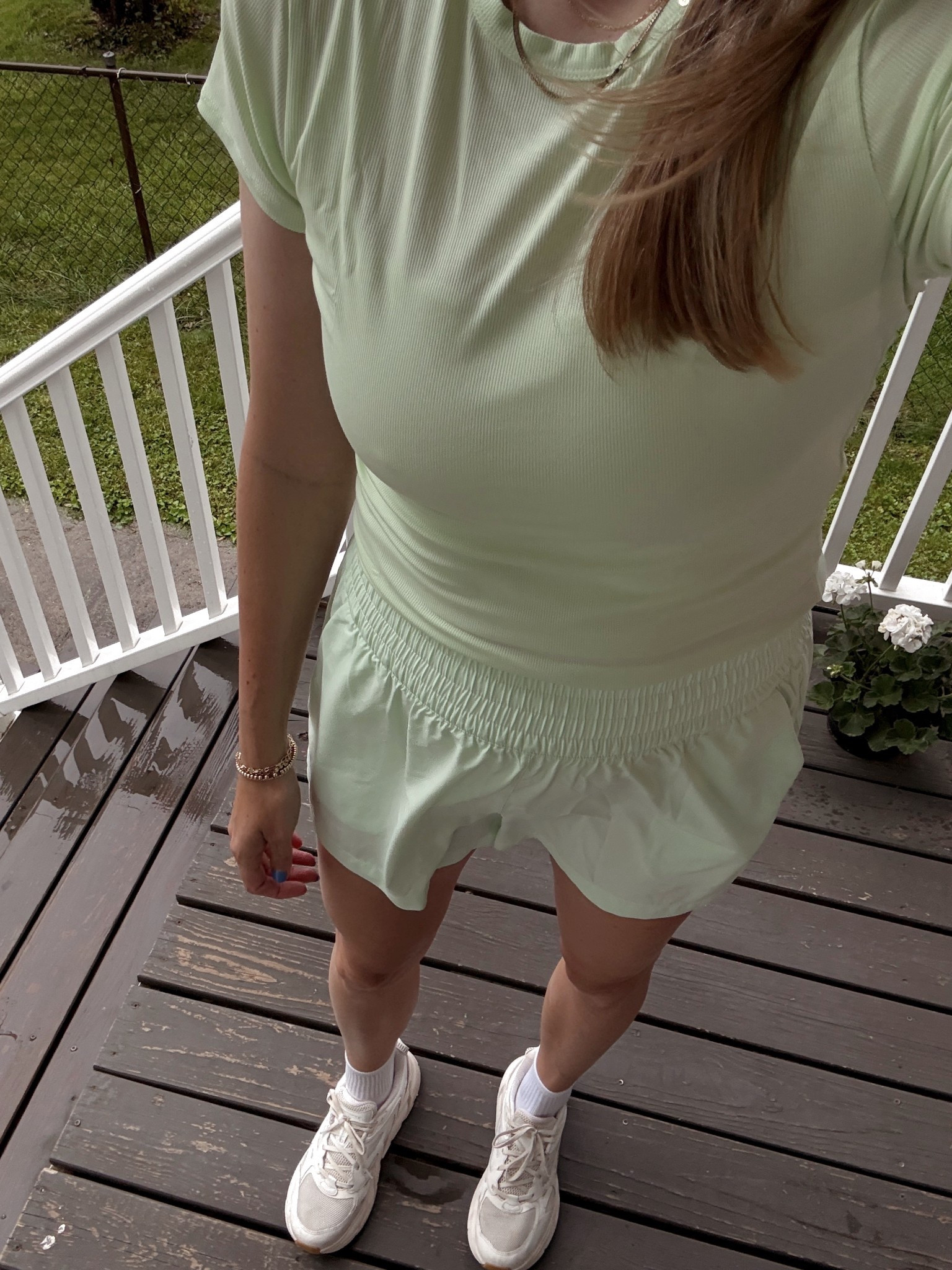 Want this Athleta set in every color! I found tee and shorts to both run TTS. This color is limited sizes (but also on major sale!) but comes in so many colors! All on sale today.

Will be buying another color and wearing these sets for walks all summer!

#LTKSaleAlert #LTKFindsUnder50 #LTKActive