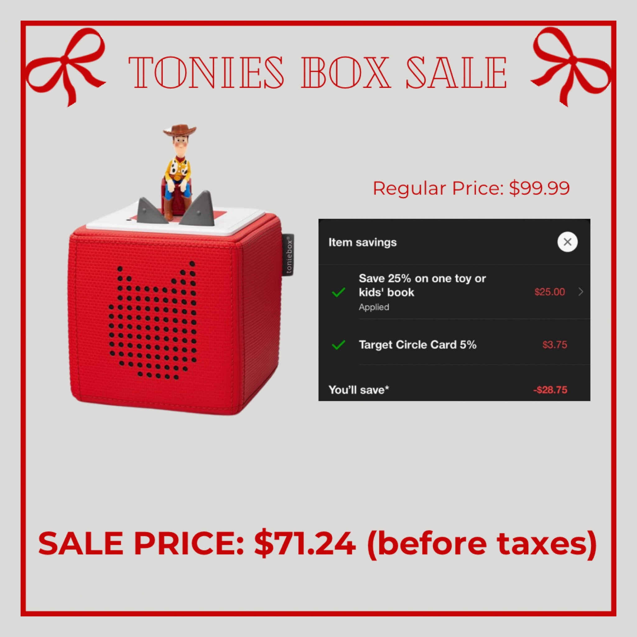 Tonies Box Sale! 

#LTKKids #LTKSaleAlert #LTKGiftGuide