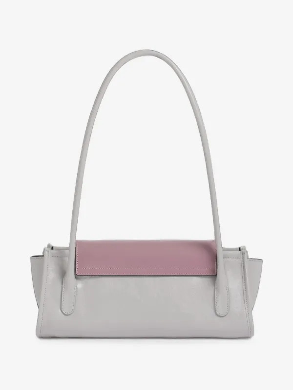 gray and purple leather Trunkette bag | Farfetch Global
