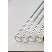 10 Inch Clear Glass Straw - High Quality, Handmade & Hand-Blown | Etsy (US)