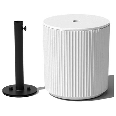 Veradek Umbrella Side Table - White | Walmart (US)