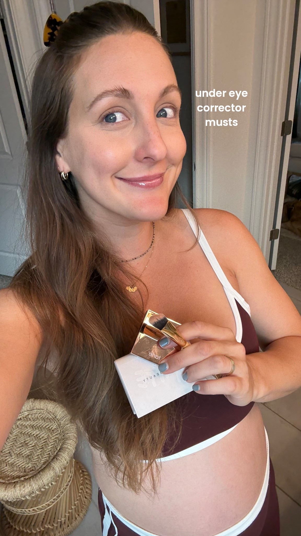 Wearing light medium peach in the corrector! Set with this invisible matte powder I love! 

#LTKBeauty