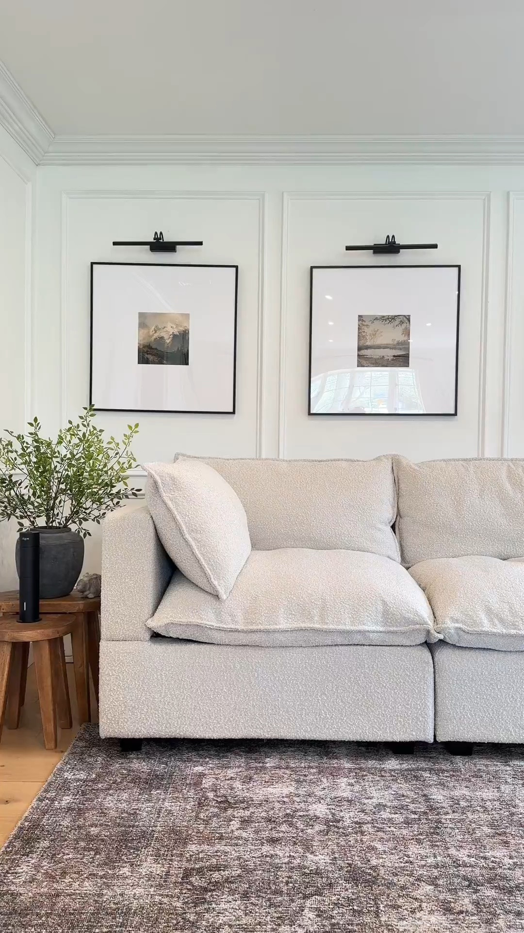 My boucle cloud sofa and sectional have machine washable cushion covers! 🤍 ￼ This laid-back design and style is super comfortable and perfect for families with children and/or pets. 

living room | cozy | neutral interiors

#LTKmomlife #LTKHome #LTKSaleAlert