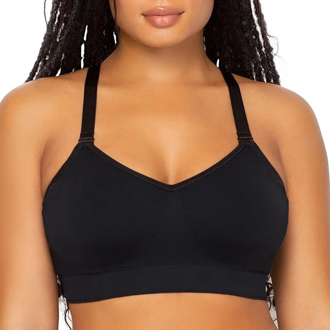 Curvy Couture Women's Plus Size Wireless Bra – Seamless, Soft & Comfortable Fit | Amazon (US)