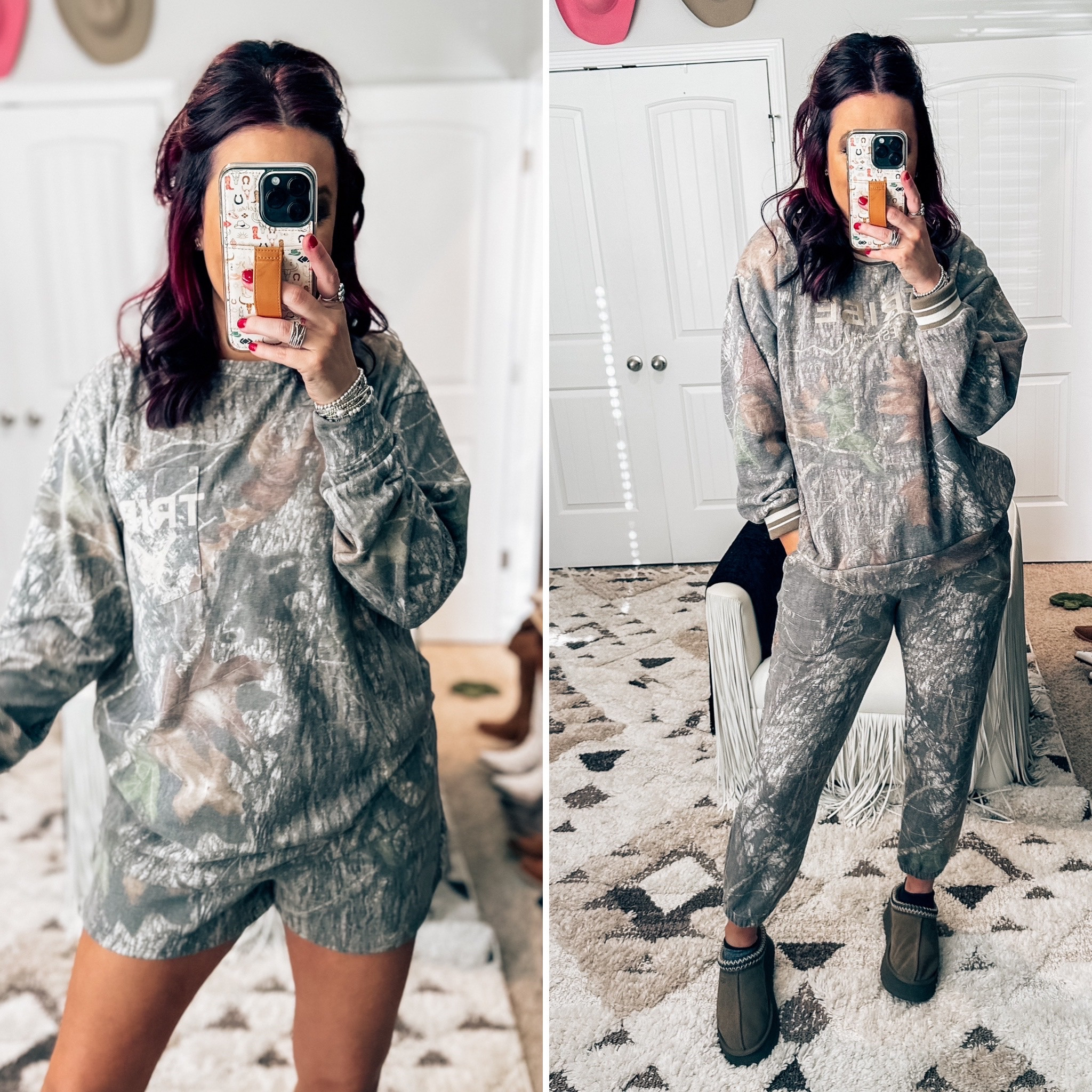 Camo is so trendy for fall and winter - tribe Kelley camouflage  sets - wearing a medium in all 

#LTKFamily #LTKStyleTip #LTKFindsUnder100