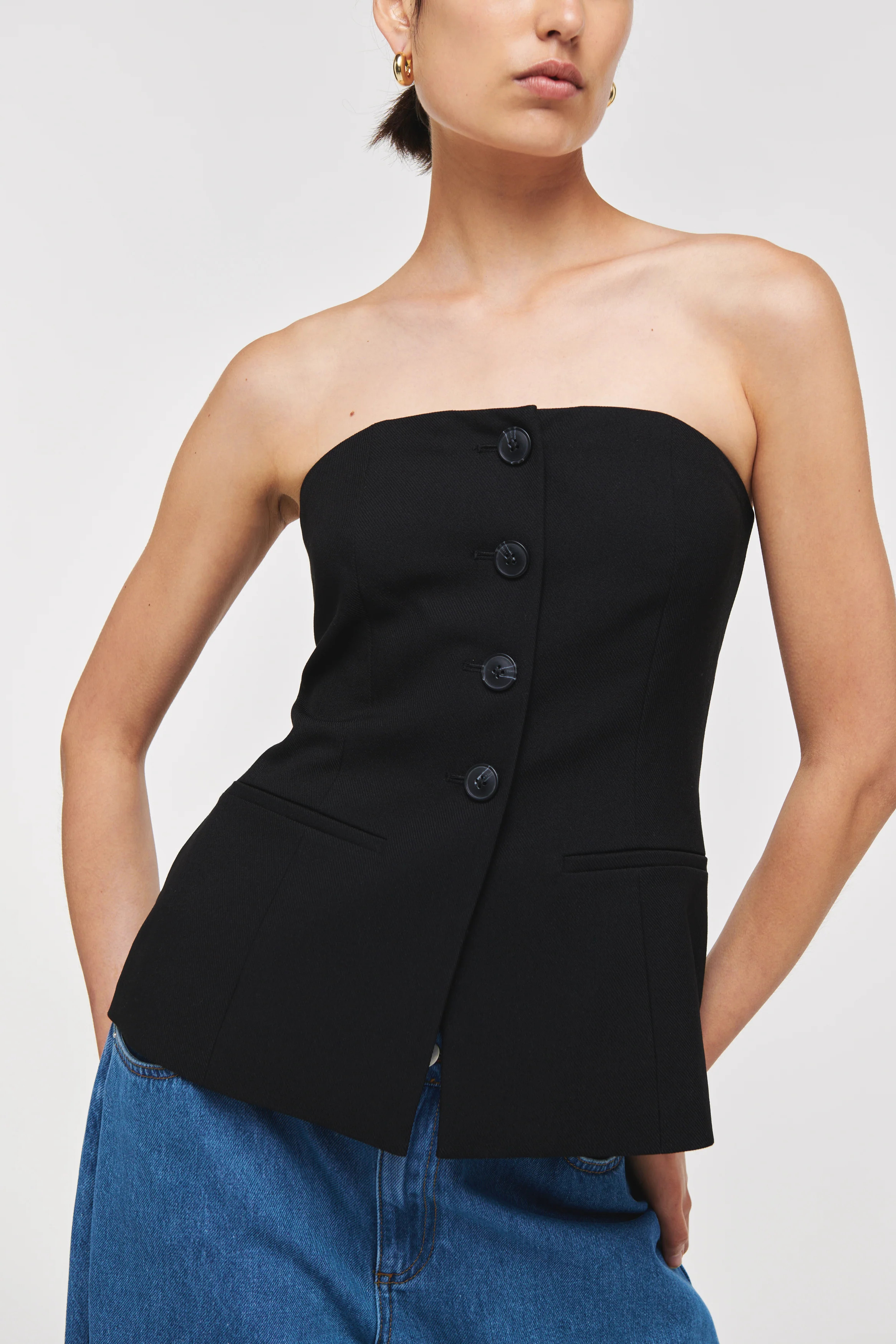 Ken Strapless Tailored Bustier | ALIGNE UK & EU