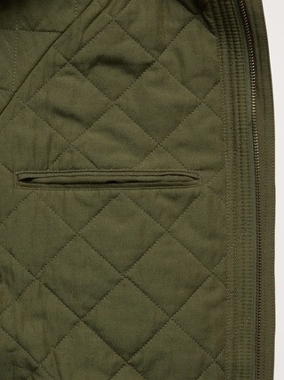 Floral Quilted Parka | Banana Republic (US)