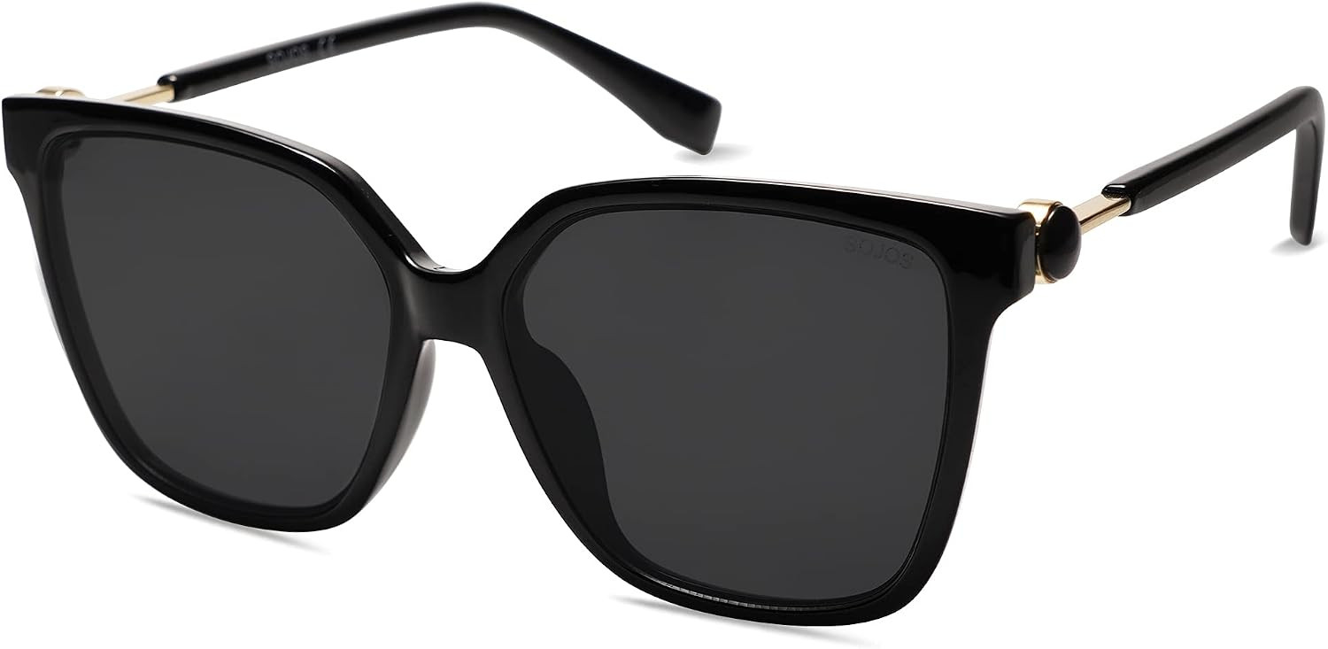SOJOS Fashion Square Sunglasses for Women Trendy UV Protection Lens Womens Sunnies Sunglasses SJ2196 | Amazon (US)