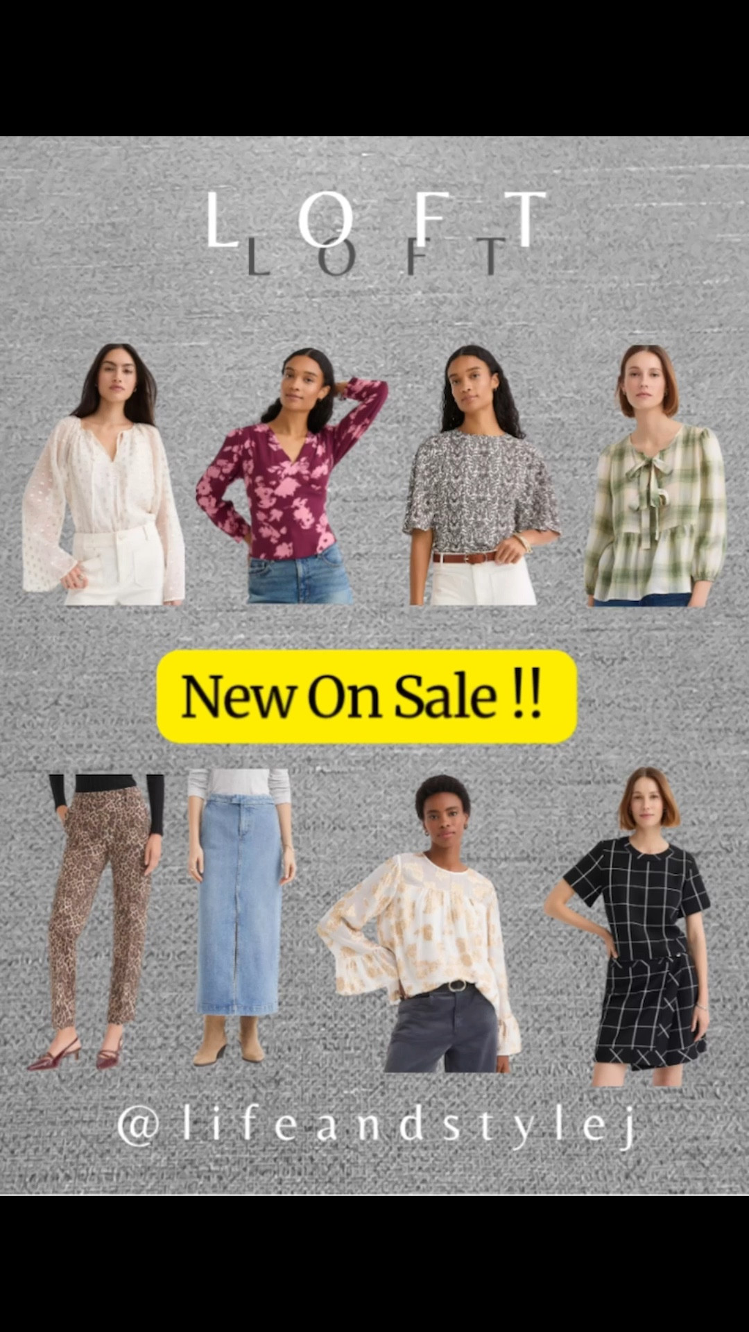 Fresh LOFT finds now on SALE with easy blouses, flattering skirts, and everyday pieces that work for midlife style and ageless wardrobes. Comfortable, polished, and perfect for updating your look this season.
#midlifefashion #agelessstyle #loftstyle #onsale #styleinspo #everydayfashion #wardrobebasics #womensfashion #casualchic #lifeandstylej 