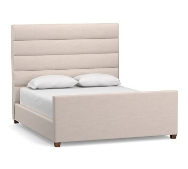 Daphne Channel Upholstered Platform Bed | Pottery Barn (US)