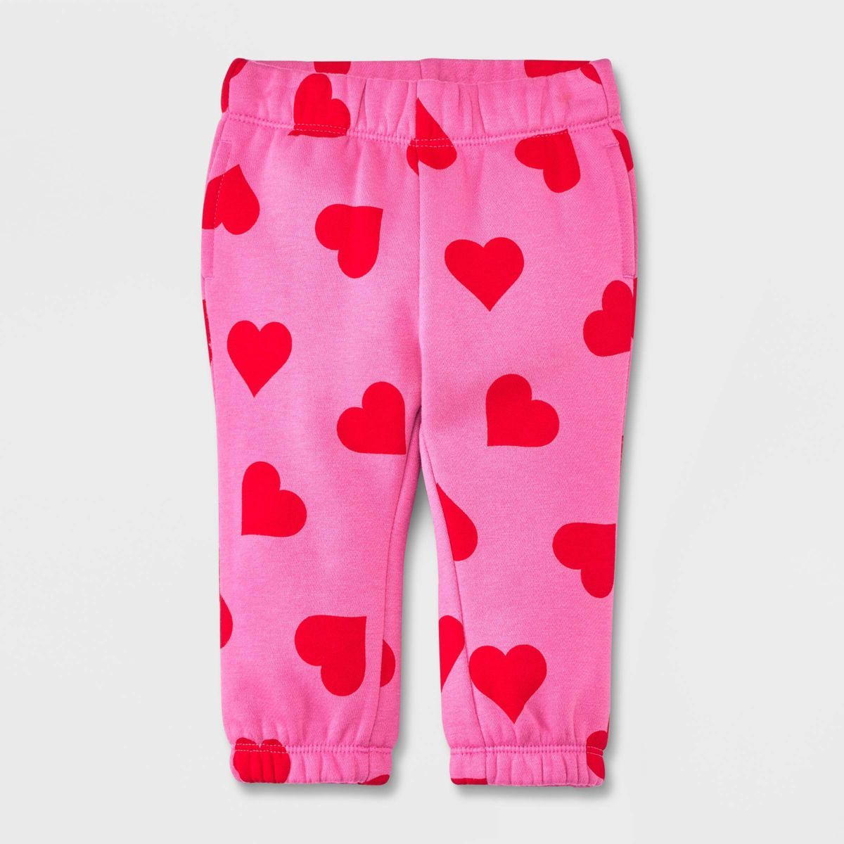 Baby Fleece Jogger Pants - Cat & Jack™ Pink | Target