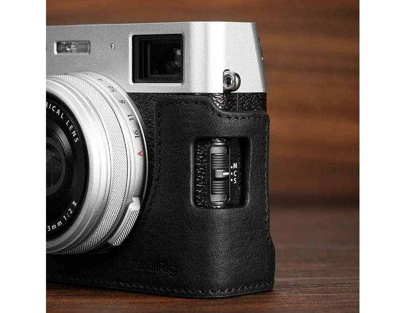 SmallRig Leather Half Case Kit for FUJIFILM X100VI (Black) 4700 | Catch.com.au