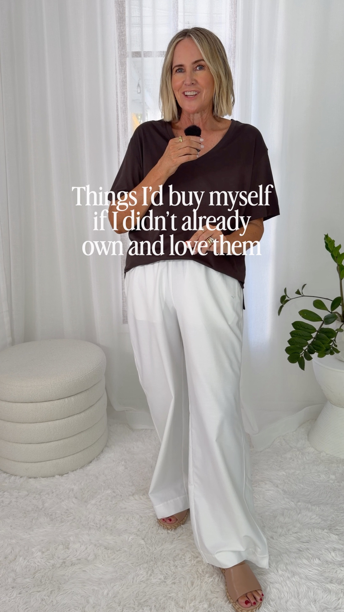 What I’d have on my lululemon wishlist if I didn’t already own them.

In order of appearance:
Lululinen Wide-Leg Mid-Rise Pant (U10/AU14)
Cotton-Blend Relaxed V-Neck Short Sleeve (U10/AU14)
SilkAppeal Side-Split Tank (U10/AU14)
Align No Line High-Rise Pant 25” (U10/AU14)
Align No Line High-Rise Short 6” (U10/AU14)
All Yours Organic Cotton T-Shirt (U10/AU14)
Everywhere Belt Bag 1l

AD, gifted product, paid partnership

#LTKaustralia #LTKover50style #LTKfitness