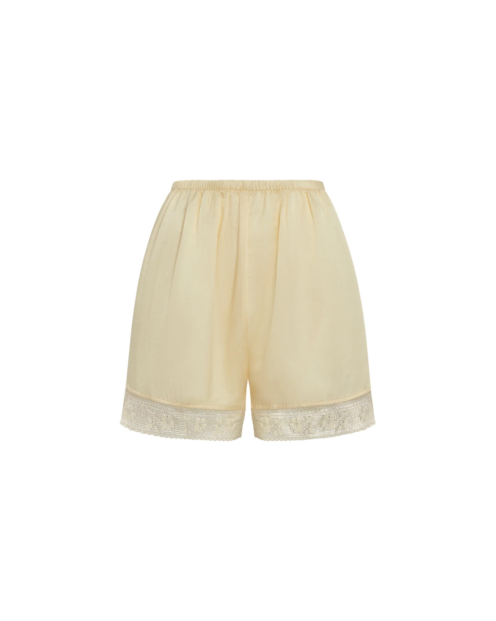 Silk Boxer Shorts in Sweet Cream | Sonderhuas