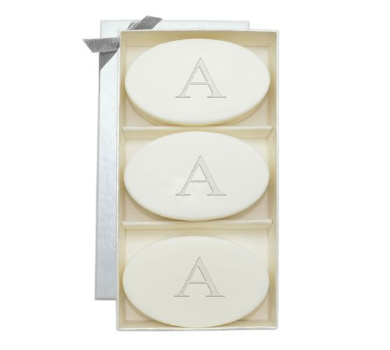 Monogrammed Verbana Oval Soap Set | Pottery Barn (US)