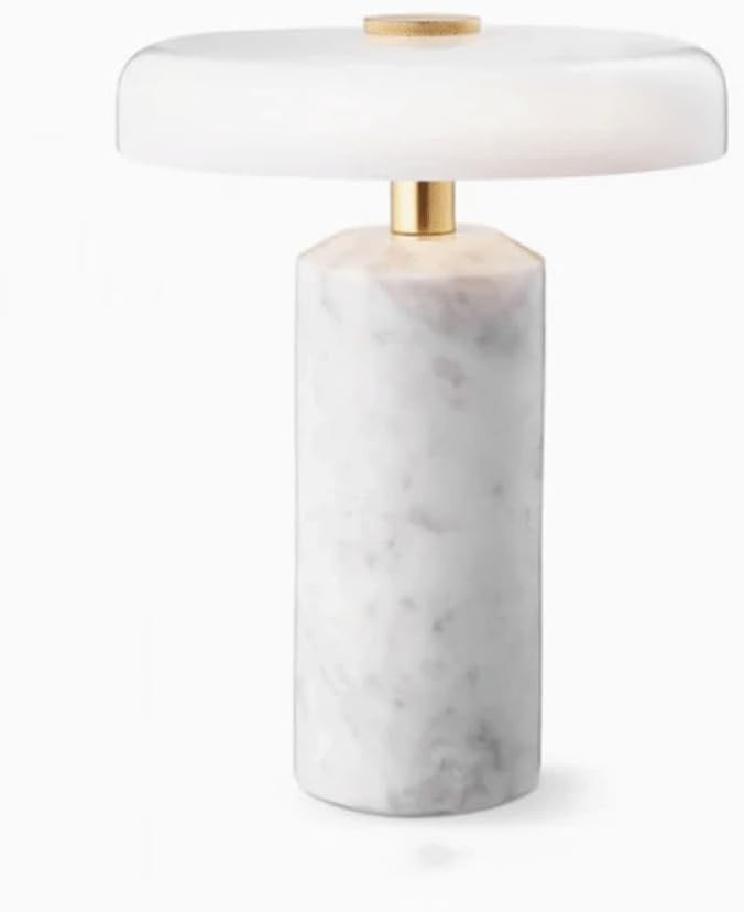 Marble Touch Table Lamp, Creative Art Deco Table Lamp, Nordic Style Office and Living Room Bedsid... | Amazon (US)