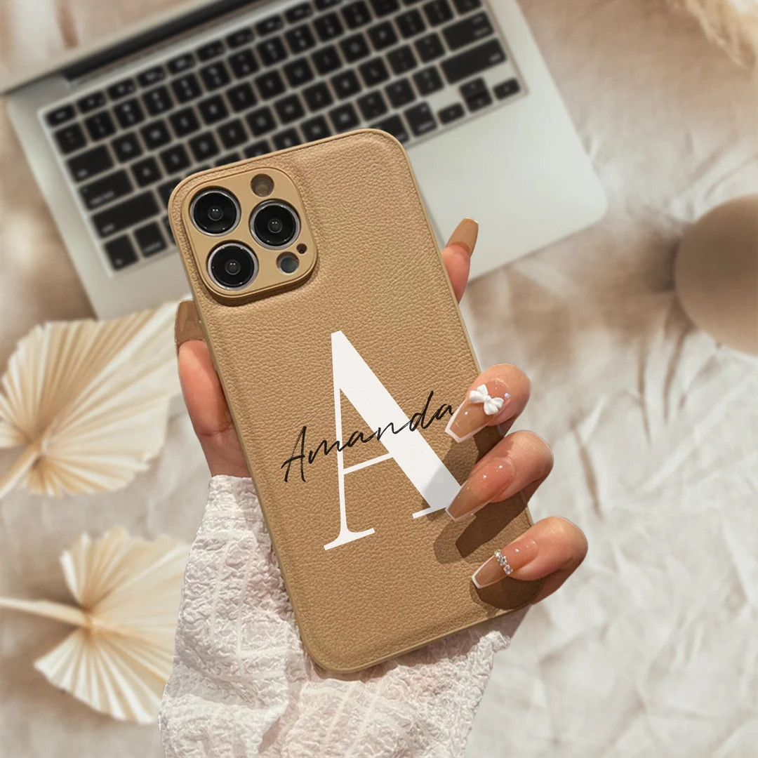 Personalised Initials iPhone 14 case, iPhone 13 Pro, iPhone 12 Pro| Custom Name Letters Monogram ... | Etsy (US)