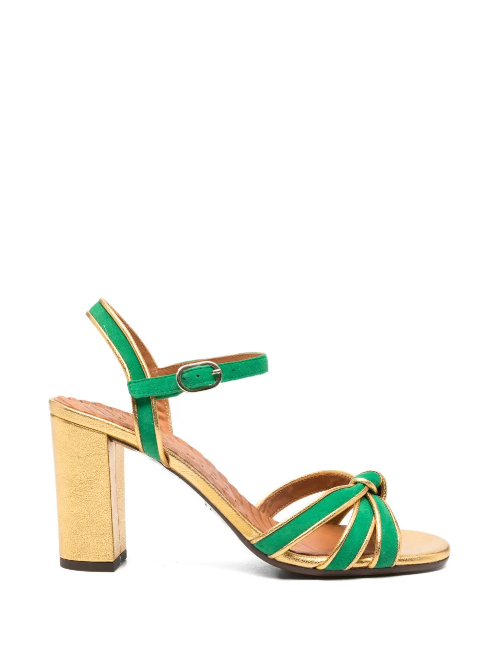 Chie Mihara knot-detail Sandals | Green | FARFETCH UK | Farfetch Global