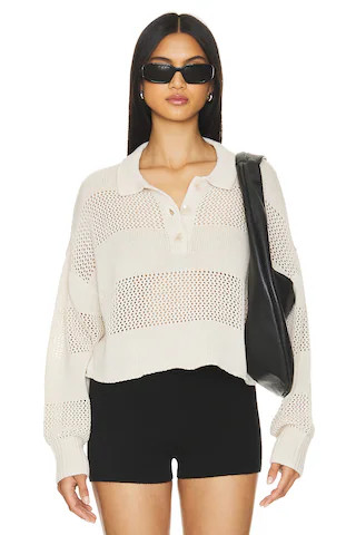 LSPACE Rugby Sweater in Bone from Revolve.com | Revolve Clothing (Global)