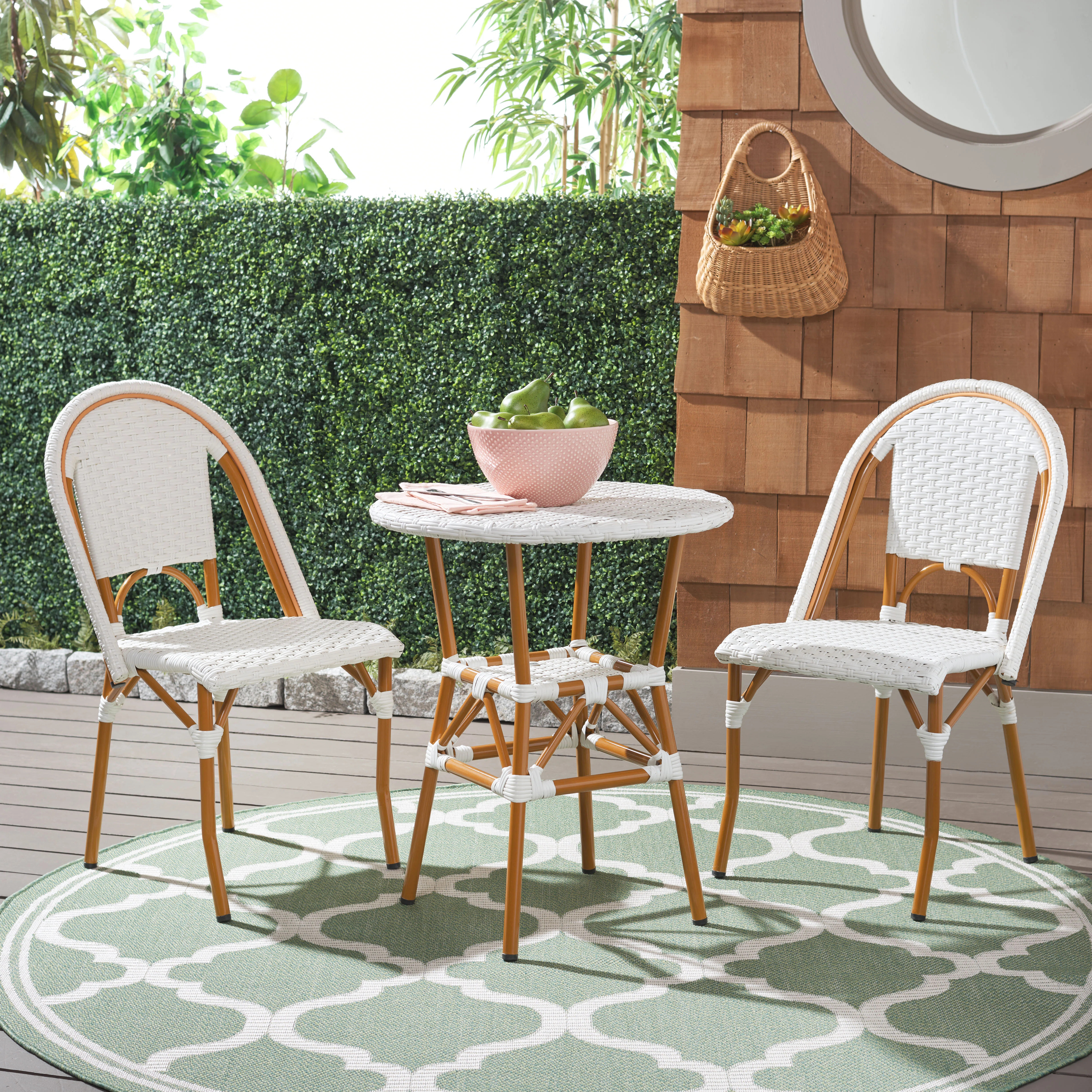 Adreian Round 2 - Person 23.75" Long Bistro Set | Wayfair North America