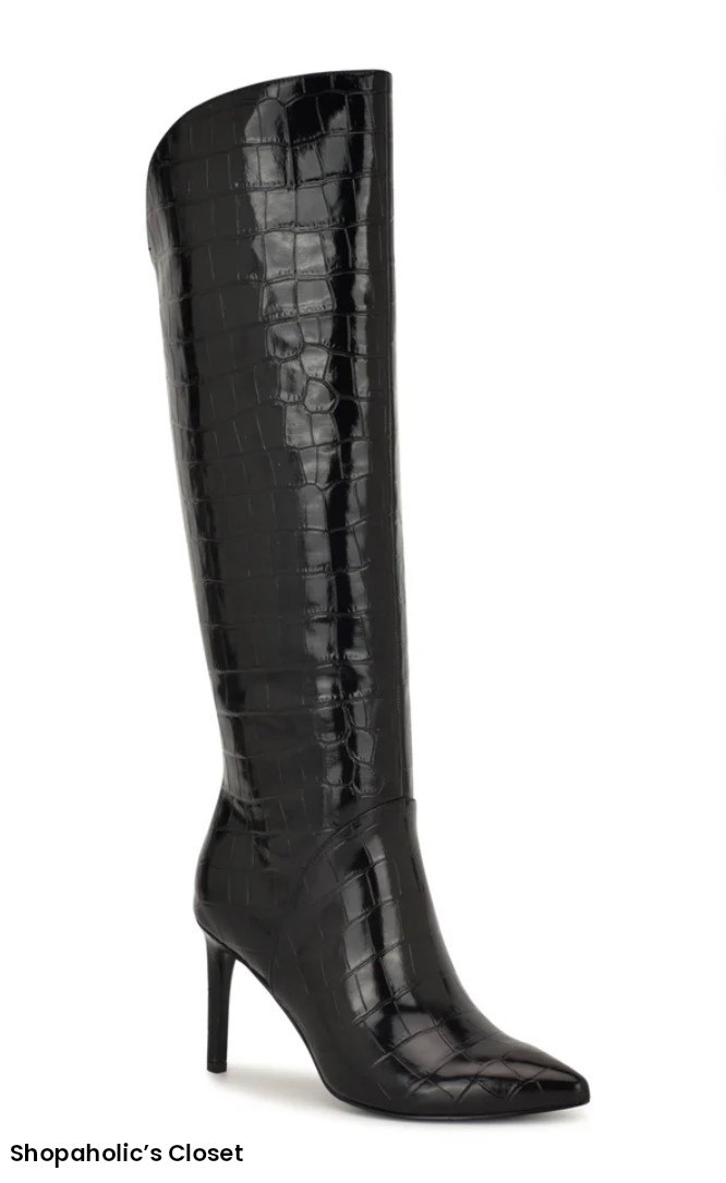 Stomping into Christmas week with a big deal.

In a past life, before babies and bad knees, I would have been alllllll over these croc knee high stiletto boots. They are fabulous and are an extra 30% off today at New West.

#shopdeescloset #shopaholicscloset

They also come in multiple colors and textures. Plus, up to 70% off sale. 

#LTKSaleAlert