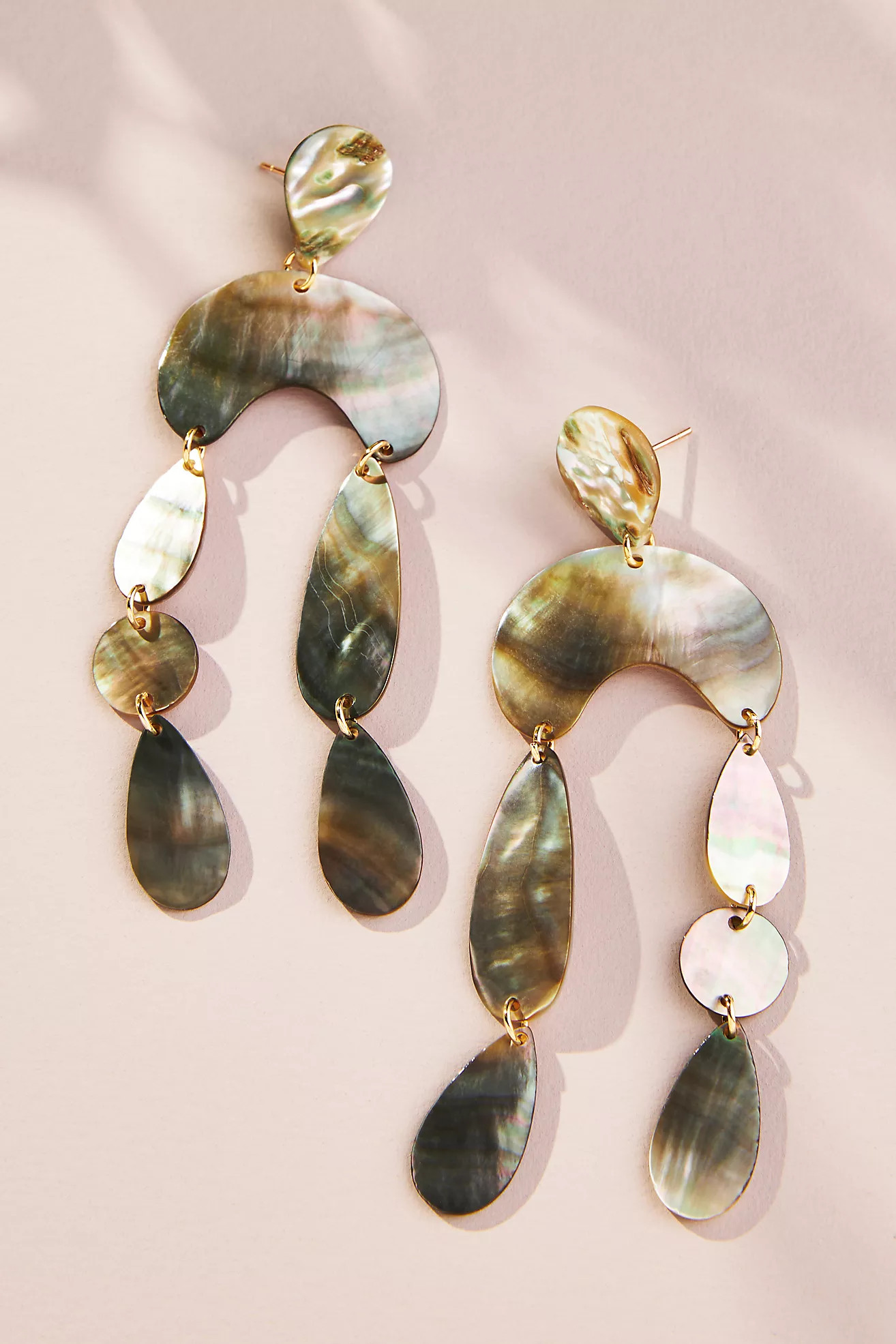 Organic Shell Drop Earrings | Anthropologie (US)